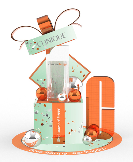 Clinique H24 retail display