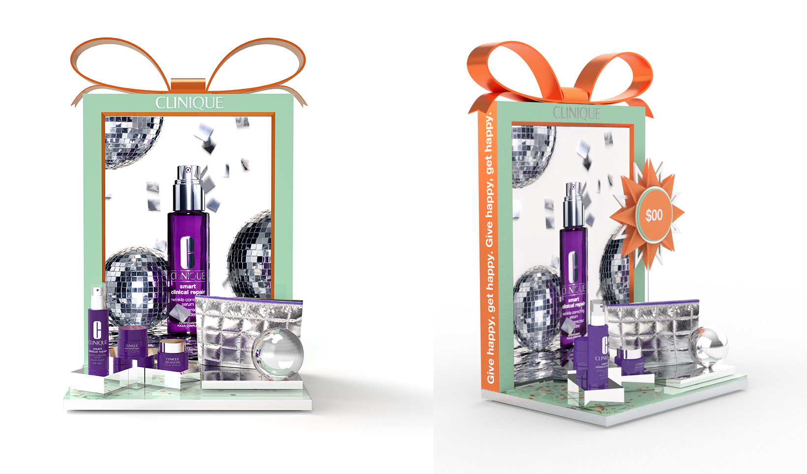 Clinique H24 retail display