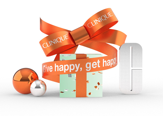 Clinique H24 retail display