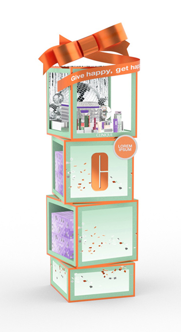 Clinique H24 retail display