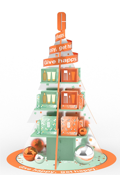 Clinique H24 retail display